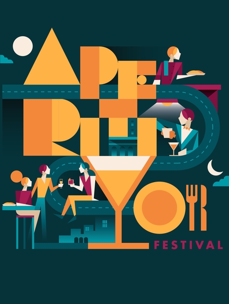 Il visual dell'Aperitivo Festival 2023, alla sua prima edizione