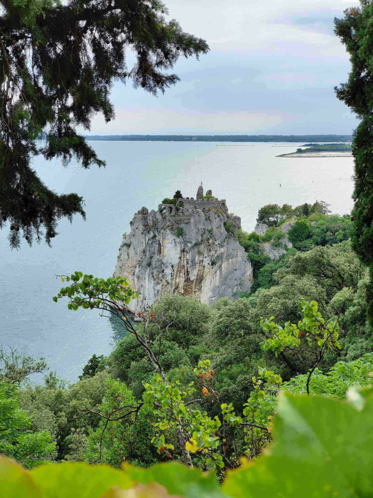 Uno scorcio della vista dal Castello di Duino