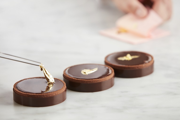 cioccolatini con foglio d'oro